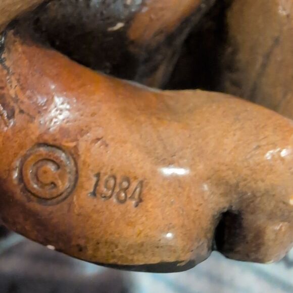 Vintage John Raya 1984 Cute Linus Lionel Lion Figurine The Beasties Collection - Picture 5 of 8